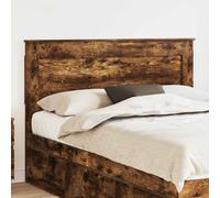 Headboard with Headboard Smoked Oak 160 cm Engineered Wood