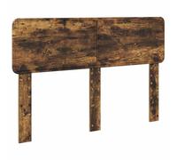 vidaXL Headboard with Headboard Smoked Oak 160 cm Engineered wood, Modern Rectangular Headboard, Minimalist Design Furniture, Durable Bed Support, Stylish Accessory for Bedroom Decor