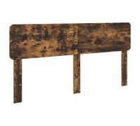 vidaXL Headboard with Headboard Smoked Oak 200 cm Engineered wood, Modern Rectangular Headboard, Minimalist Design Furniture, Durable Bed Support, Stylish Accessory for Bedroom Decor