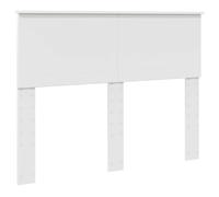vidaXL Headboard with Headboard White 120 cm Engineered wood, Bedroom Headboard, Modern Style, Rectangular Design, Minimalist Furniture, Durable Engineered Wood, Easy Assembly Piece