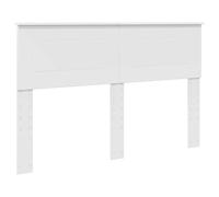 vidaXL Headboard with Headboard White 140 cm Engineered wood, Modern Bedroom Decor, Sleek Headboard Piece, Engineered Wood, Minimalist Style, Room Enhancement for Urban Living