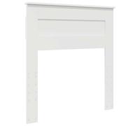 vidaXL Headboard with Headboard White 80 cm Engineered wood, Stylish Bedroom Decor, Modern Rectangular Headboard, Durable Wooden Bed Accessories, Functional Indoor Furniture Design