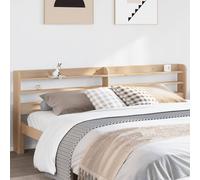 vidaXL Headboard with Shelves 200 cm Solid Wood Pine