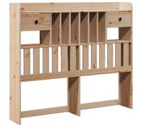 vidaXL Headboard with Storage 135 cm Solid Wood Pine