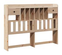vidaXL Headboard with Storage Bed Headboard Bed Header 140 cm Solid Wood Pine