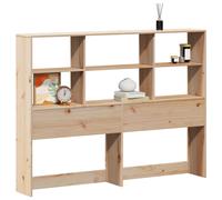 vidaXL Headboard with Storage Bed Header Bed Headboard 150 cm Solid Wood Pine