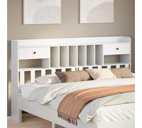 Headboard with Storage Bedroom Bed Header Bed Headboard Solid Wood Pine vidaXL
