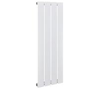vidaXL Heating Panel, White Modern Designer Radiator, 311mm x 900mm, Wall-Mounted Steel Heater perfect for Home Living Room, Bedroom