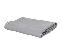 vidaXL Heavy-Duty Tarpaulin 650 g/m², Tear and Water Cover, UV and, For Outdoor Furniture and Vehicle Protection, Grey, 2.5x3.5m.