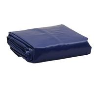 vidaXL Heavy-Duty Tarpaulin Blue 1.5x2m 650g/m² - Water/UV/Mould Resistant Canvas with PVC Coating, Metal Eyelets, for Garden, Trailers, Boats