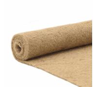 vidaXL hemp mat for rodents/rabbits/hamsters - 0.5x1 m brown cuttable fiber matting - durable and moisture-binding