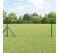 vidaXL Hexagon Fence Green 0.4 x 10 m PVC