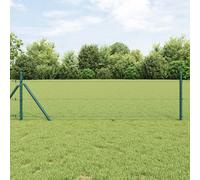 vidaXL Hexagon Fence Green 0.5 x 10 m PVC