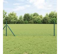 vidaXL Hexagon Fence Green 0.5 x 100 m PVC