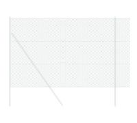 vidaxl Hexagon Garden Fence - 10m x 1.5m Green PVC-Coated Steel Outdoor mesh roll - no Assembly, Lightweight, Durable Barrier