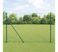 vidaXL Hexagon Fence Green 1.6 x 50 m Steel