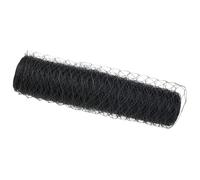 vidaXL Hexagon Fence - Grey Steel PVC-Coated Outdoor Garden Barrier, 0.6x25m, Durable & Modern