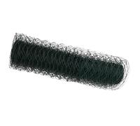 vidaxl Hexagon Steel Fence roll - 50m Green PVC Coated Garden mesh Barrier
