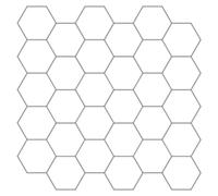 vidaXL Hexagon Tile 10 pcs White Grey 30 x 30 cm Polyurethane and PET