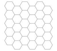 vidaXL Hexagon Tile 50 pcs White Grey 30 x 30 cm Polyurethane and PET, Kitchen, Rectangular, Water-Resistant Materials, Heat-Resistant, Durable, Ideal for Cooking and Food Preparation, Easy to Clean
