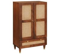 vidaXL Media Storage Cabinets & Racks Brown 60 x 33.5 x 100 cm