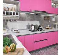 vidaXL High-Gloss Pink Self-Adhesive Furniture Film PVC 500 x 90 cm - Easy Peel & Stick