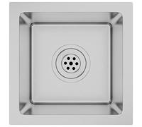 vidaXL High-Graded Stainless Steel Handmade Kitchen Sink with Satin Finish - Undermount, Flush Mount and Drop-in Installation - Sound-Reducing Design