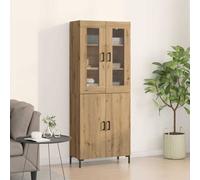 Highboard Sideboard Tall Storage Cabinet Side Cabinet Engineered Wood vidaXL