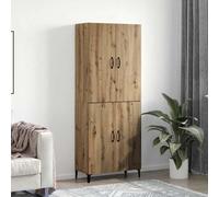 vidaXL Highboard 2 pcs Artisan oak 69.5 x 34 x 180 cm Engineered wood