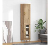 vidaXL Highboard 2 pcs Artisan Oak Engineered Wood