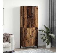 vidaXL Highboard 2 pcs Old wood 69.5 x 34 x 180 cm Engineered wood