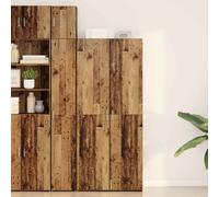 vidaXL Highboard 2 pcs Old Wood 80 x 42 x 185 cm