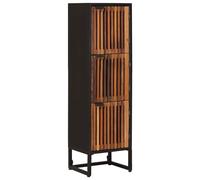 vidaXL Highboard 35 x 30 x 120 cm Solid Mango Wood and Engineered Wood, Living R