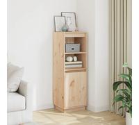 Vidaxl Highboard 37X34X110 Cm Solid Wood Pine