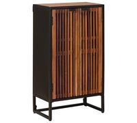 vidaXL Highboard 53 x 30 x 95 cm Solid Mango Wood and Engineered Wood, Modern Hi
