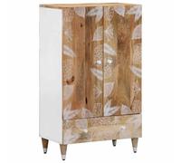 vidaXL Highboard 60x33.5x100 cm Solid Wood Mango sideboard side cabinet