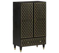 vidaXL Highboard 60x33x100 cm Solid Wood Mango