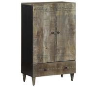 Vidaxl Highboard 60X33X100 Cm Solid Wood Mango