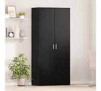 VidaXL Highboard 80 X 39 X 178 Cm Engineered Wood Black Oak