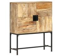 Vidaxl Highboard 80X30X100 Cm Solid Mango Wood