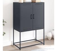 Highboard Sideboard Side Cabinet Home Storage Organiser Cupboard Steel vidaXL