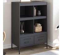 vidaXL Highboard Anthracite 68x39x101.5 cm Steel