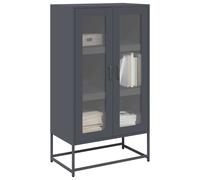 vidaXL Highboard Anthracite 68x39x123 cm Steel