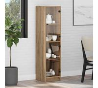 vidaXL Highboard Artisan Oak 35 x 37 x 142 cm Engineered Wood