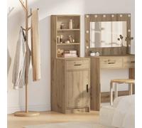VidaXL Highboard Artisan Oak 41 X 40 X 135 Cm Engineered Wood