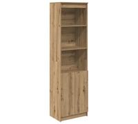 vidaXL Highboard Artisan Oak 50x35x180 cm Engineered Wood, cabinet, side cabinet, tall storage cabinet, storage cabinet, tall cabinet, tall cupboard