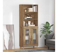 vidaXL Highboard Artisan Oak 69.5 x 32.5 x 180 cm Engineered Wood