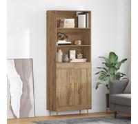 vidaXL Highboard Artisan Oak 69.5 x 32.5 x 180 cm Engineered Wood