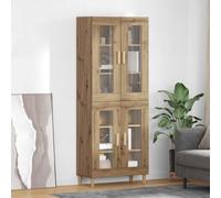 vidaXL Highboard Artisan Oak 69.5 x 34 x 180 cm Engineered Wood