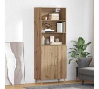 vidaXL Highboard Artisan oak 69.5 x 34 x 180 cm Engineered Wood